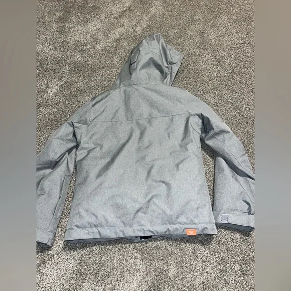 Girls Roxy ski coat gray sz 8
